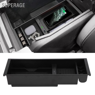 Superage Car Wireless Charger Phone Charging Dock Storage Box 5W 7.5W 10W Output Replacement for Ford F150 2009‑2022