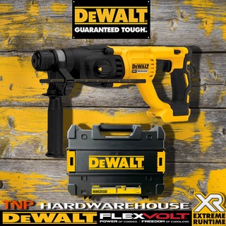 DeWALT สว่านโรตารีไร้สาย 3 ระบบ 18V ปรับซ้าย-ขาว แรงกระแทก2.6J มีกล่องพลาสติก DCH133KN / DCH133 NT