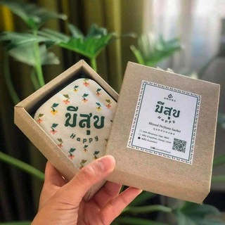 ถุงหอมมงคล ถุงหอมปรับอากาศ ลายมีสุข บรรจุ 50 กรัม BY ANONA Thailand
