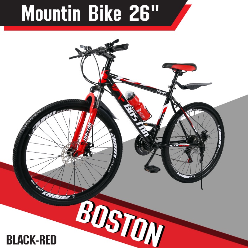 K-BIKE จักรยานเสือภูเขา 26 นิ้ว 21 speed รุ่น Boston Y26-03 จักรยาน