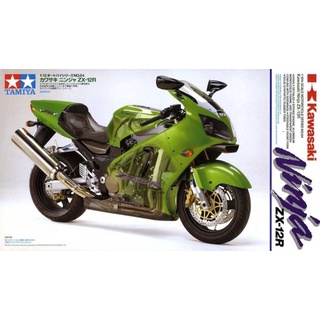 โมเดลประกอบ รถมอเตอร์ไซค์ Kawasaki Ninja ZX-12R 1/12