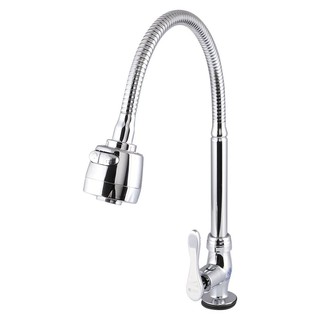 ก๊อกซิงค์ ก๊อกซิงค์เดี่ยว เคาน์เตอร์ HO-1309 ก๊อกน้ำ ห้องน้ำ SINK FAUCET HOEN HO-1309 CHROME