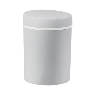 ถังขยะเซนเซอร์ทรงกลม Kassa Home TG55191 สีเทา - ขาว ขนาด 12 ลิตร  ถังขยะ  Round Sensor Trash Can Kassa Home TG55191 Gray