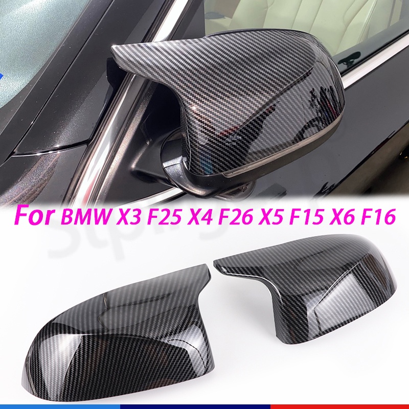 ฝาครอบกระจกมองข้างรถยนต์ สไตล์ M สําหรับ BMW F15 X5 F16 X6 F25 X3 F26 X4 2014 2015 2016 2017 2018