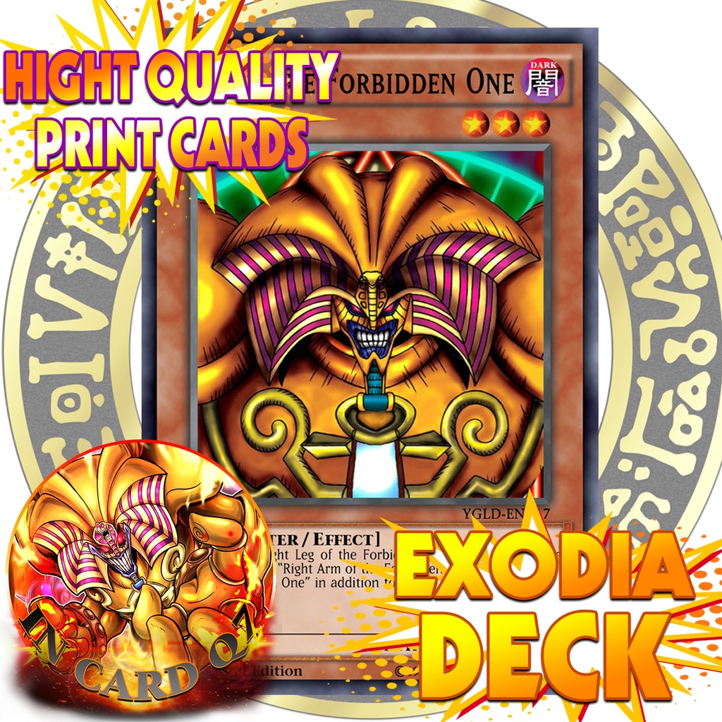 Yugioh! Exodia Deck Verison 2021 [บทความพิมพ์เคลือบ 2 ด้านระดับพรีเมียม] เวียดนาม