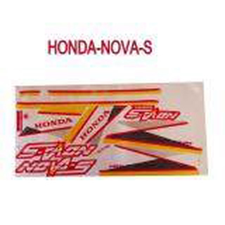 A สติ๊กเกอร์ติดรถมอเตอร์ไซด์ สำหรับ HONDA-NOVA-S