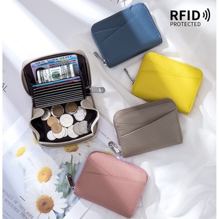 Rfid mini multi-card card holder กระเป๋าใส่เหรียญซิปชายและหญ…