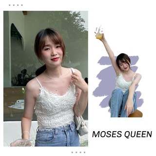 Moses Queenสายเดี่ยวแต่งลูกไม้แซ่บๆ สายเดี่ยว#096