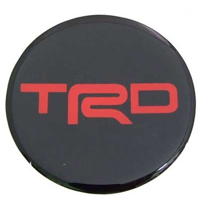ราคาต่อ 2 ดวง สติกเกอร์ TRD สติกเกอร์เรซิน sticker rasin ขนาด 47 / 50 / 52 / 57 / 60 / 64 มิล
