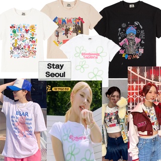 [สินค้าของแท้จากเกาหลี / Seoul เสื้อยืดแฟนซี (G) I-DLE MIYEON MAMAMOO Moon Byul ] เสื้อยืด พิมพ์ลาย สีสันสดใส สไตล์เกาหล