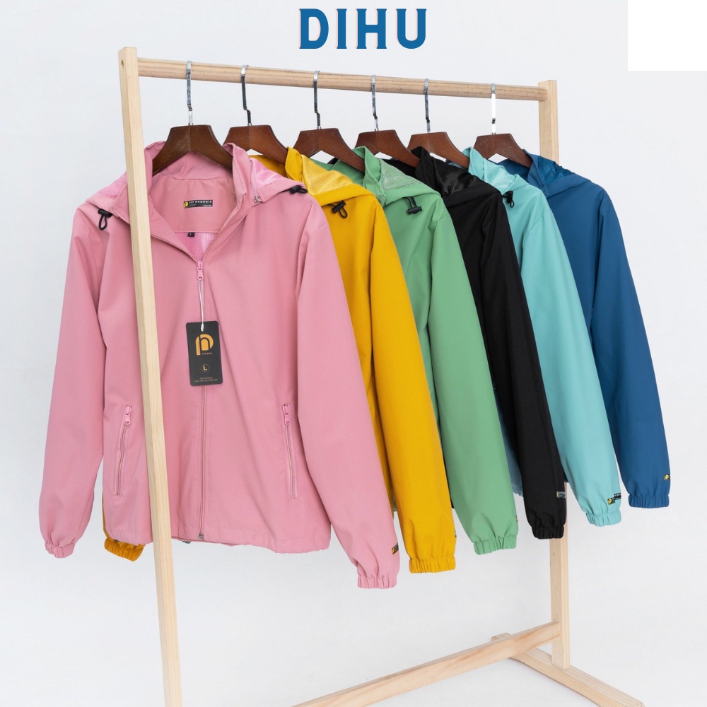 เสื้อแจ็คเก็ตเสื้อกันลมฤดูใบไม้ร่วง-ฤดูหนาวของผู้หญิง 2 ชั้น มีฮู้ด กันน้ํา กันแดด กันฝุ่น ครบทุกสี ดํา ฟ้า เหลือง ชมพู แฟชั่น ที่นี่