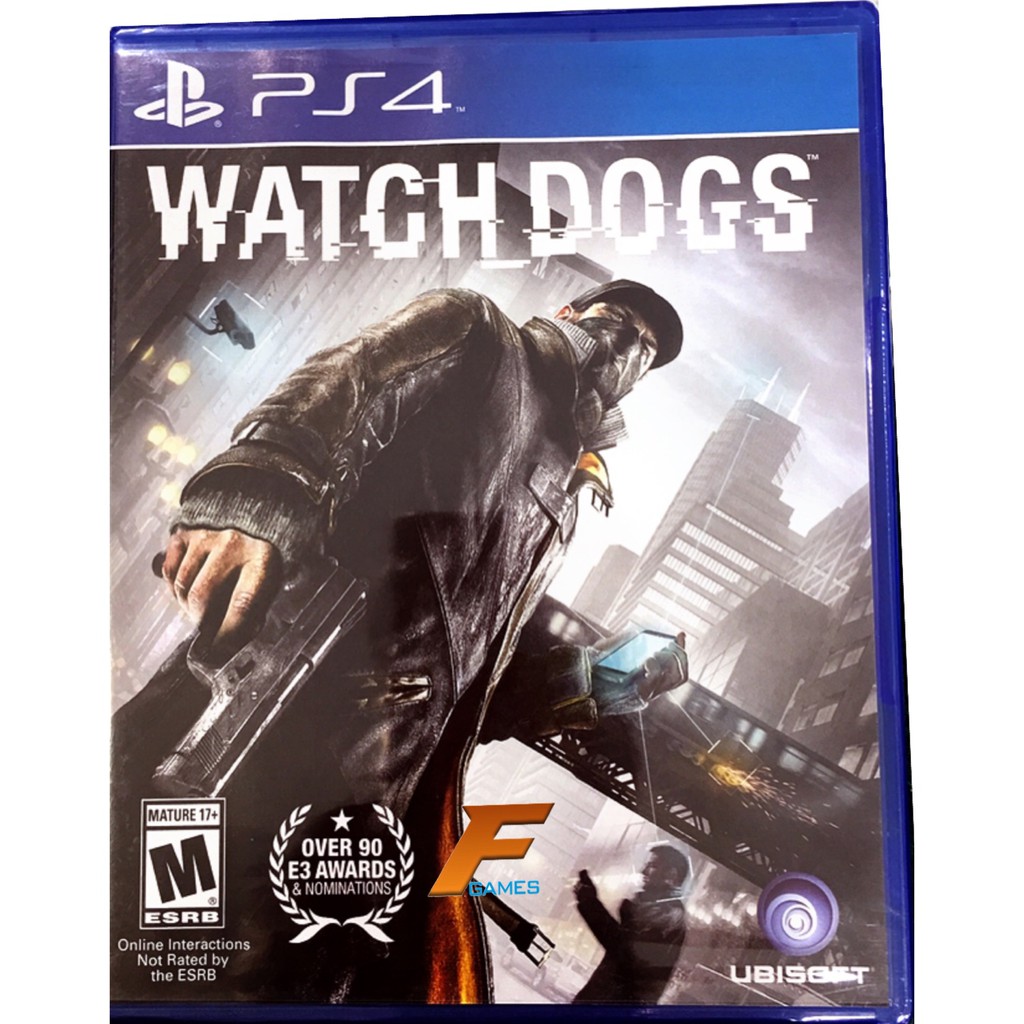 PS4 watch dog (AllZone)(English) แผ่นเกม ของแท้ มือ1 มือหนึ่ง ของใหม่ ในซีล แผ่นเกมส์