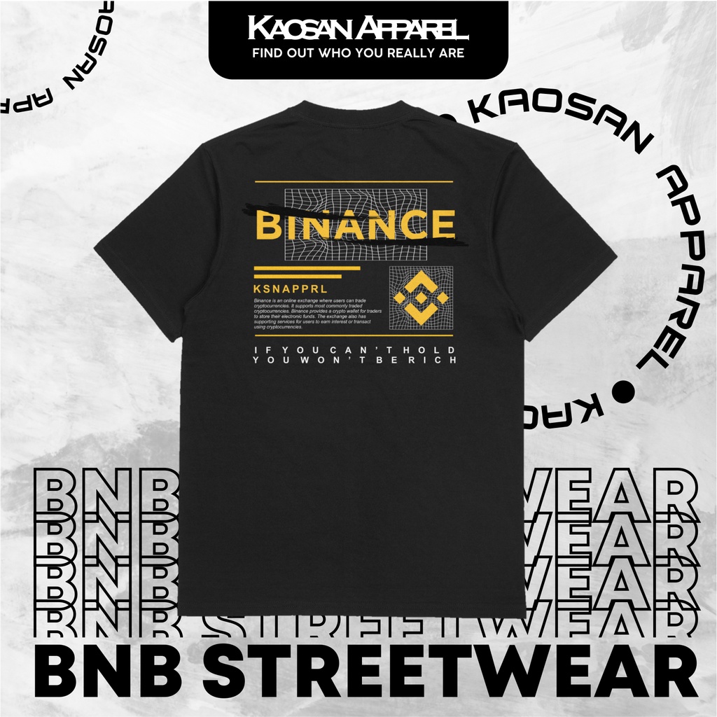 เสื้อยืด Crypto "Binance Streetwear" - เสื้อยืด Binance / เสื้อ Crypto / เสื้อยืด Crypto Binance / เ