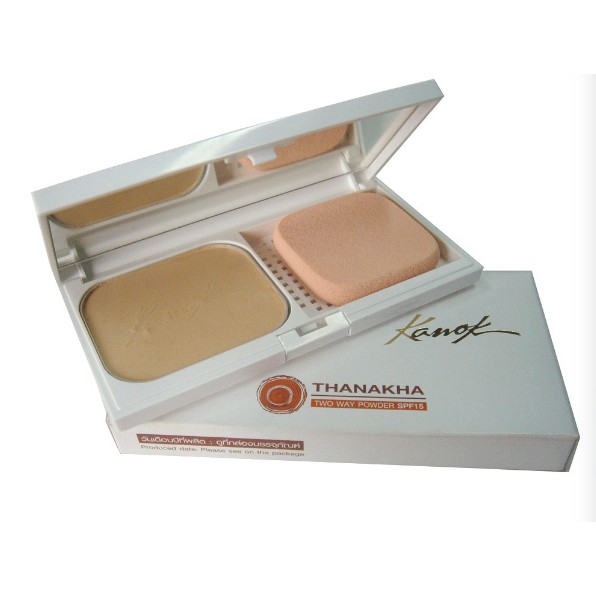กนกทานาคา ทานาคา ทูเวย์ พาวเดอร์ SPF15 Kanok Thanakha Two Way Thanaka Powder SPF15