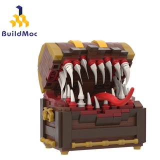 Buildmoc ของเล่นตัวต่อเลโก้ Final Fantasy game treasure Chest monster Mimic Chest ของขวัญสําหรับเด็ก