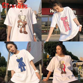 Winners Kaws Unisex เสื้อยืดแขนสั้นลายการ์ตูน