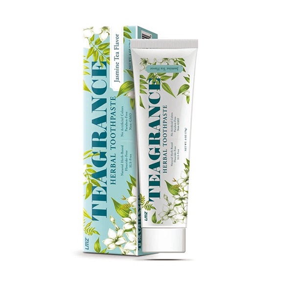 LMZ ยาสีฟันสมุนไพร TEAGRANCE HERBAL TOOTHPASTE JUSMINE TEA FLAVOR 170g.