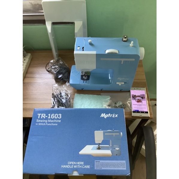 จักรเย็บผ้าไฟฟ้ามินิ เมทริกซ์ TR-1603 สำหรับงานเย็บทุกประเภท