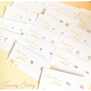 🌟พร้อมส่ง🌟 Jewelry Story ต่างหูเงินแท้ เงิน925 ต่างหูแฟชั่น 💗