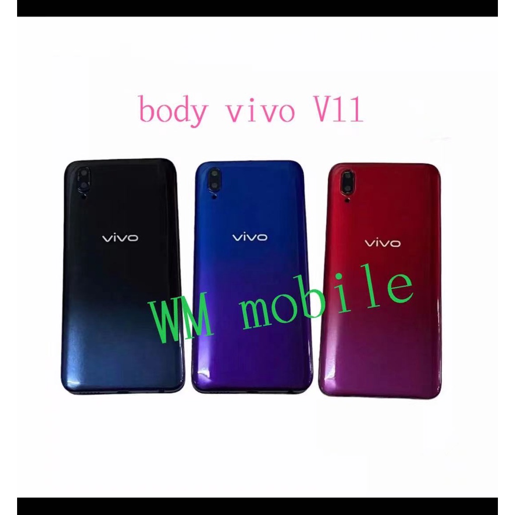 บอดี้ชุด body รุ่น vivo V11 แกนกลาง+ฝาหลัง (แถมไขควงชุด)
