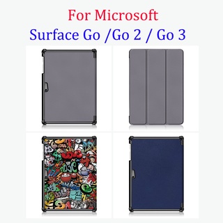 เคสหนัง PU แบบแข็ง สําหรับ Microsoft Surface Go Go2 Go3