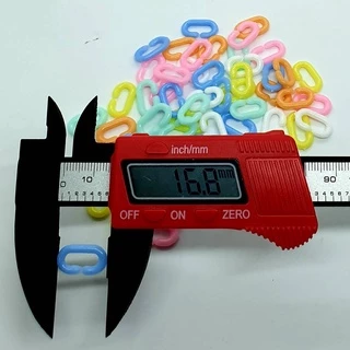 โซ่หมากเก็บ โซ่ตัวซี สีพาสเทลขนาดเล็ก คละสี 650-720 ตัวโดยประมาณ