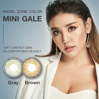 Angel Zone คอนแทคเลนส์ 14.0 รุ่น Mini Gale Gray รองรับแฟชั้นและสายตาสั้น -0.50 ถึง -7.00