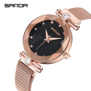 Luxury Brand lady Crystal Watch Women Dress Watch Fashion Rose Gold Quartz Watches Female Stainless Steel Wristwatches P