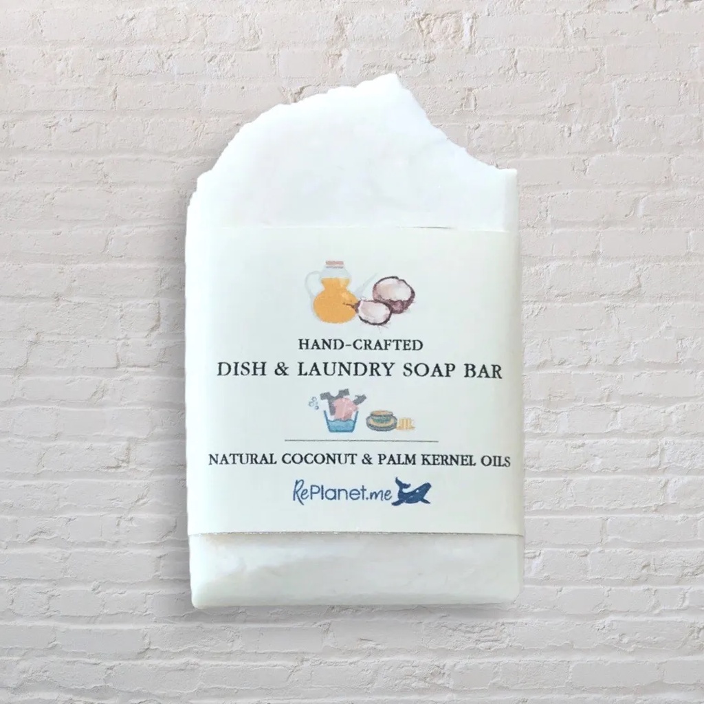 RePlanetMe Dish & Laundry Soap Bar สบู่ซักผ้า & ล้างจาน (100 g)