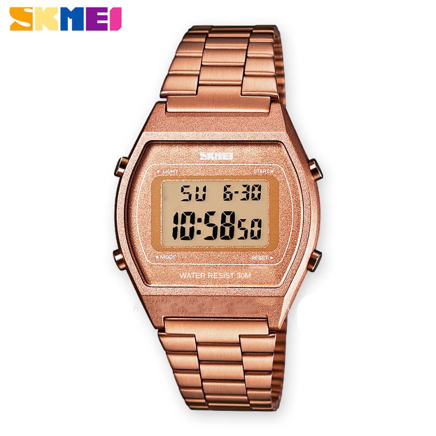 8iqg [เก็บเงินปลายทางได้] SKMEI นาฬิกาข้อมือ รุ่น 1328 71802 แท้100% พร้อมกล่องและการ์ดครบเซต B640WC