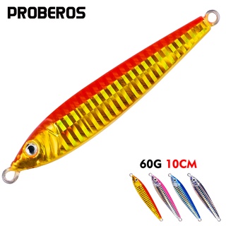 Proberos เหยื่อตกปลาปลอม 60 กรัม 10 ซม. พร้อมตะขอ 1 ชิ้น