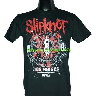 เสื้อยืดผ้าฝ้ายพรีเมี่ยมเสื้อวง Slipknot เสื้อวงดนตรีต่างประเทศ เสื้อวินเทจ สลิปน็อต SKT1449