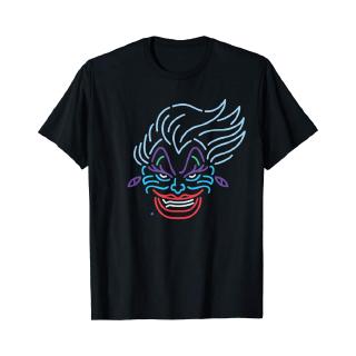 เสื้อยืดใหม่เสื้อยืดลายกราฟฟิก Disney Ursula นีออนรหัสเต็ม S-3XL