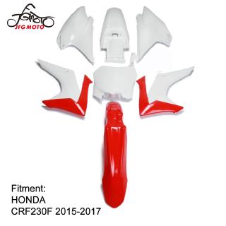 JFG Motorcycle Body Plastic Cover Fender Mudguards Kit Set for HONDA CRF 230F CRF 230F Dirt Bike Motocross