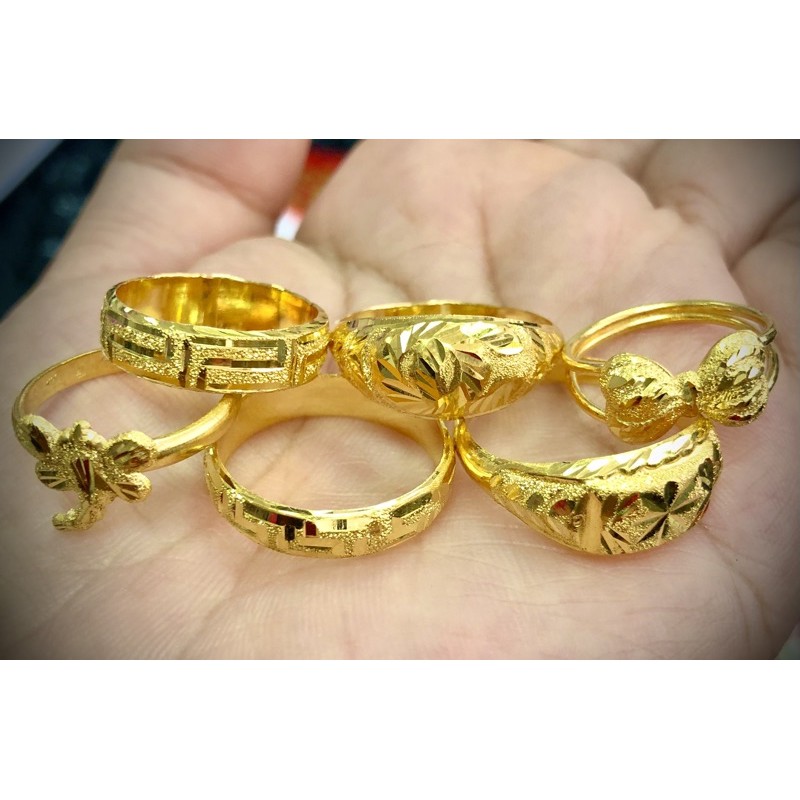แหวนทองคำแท้ครึ่งสลึง หนัก 1.9 กรัม ทองแท้ ของแท้ 💯%