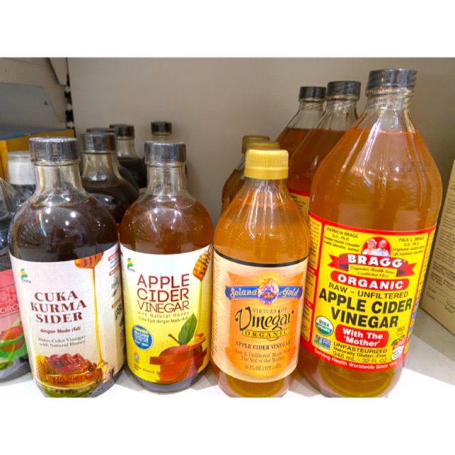 Bragg Apple Cider Vinegar 946ml น้ำส้มสายชูหมักจากแอปเปิ้ล แอปเปิ้ลไซเดอร์