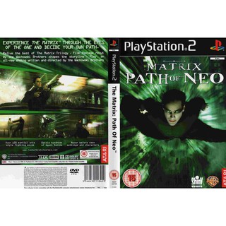 แผ่นเกมส์ PS2 (ตุณภาพ) Matrix The  Path of Neo (USA)