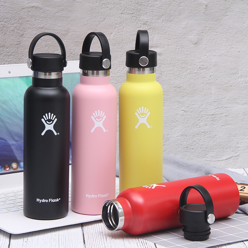 Hydro Flask กระติกน้ําร้อน สเตนเลส ขนาดเล็ก 21 ออนซ์ (621 มล.)