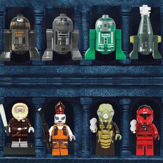 ของเล่นตัวต่อฟิกเกอร์ Han Solo Mandalorian Baby Yoda StarWars ขนาดเล็ก สําหรับเด็ก