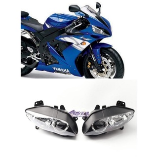 ไฟหน้า yamaha r1 ปี 2004-2005-2006ชุดไฟหน้า yamaha r1 ปีเก่าชุดไฟหน้า yamaha r1 ปี 2005จำหน่ายชุดไฟหน้าบิ๊กไบค์ทุกรุ่น