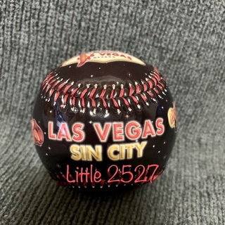 Las Vegas Sin City Souvenir Promo Collectible Baseball