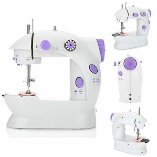 จักเย็บผ้ามินิ ขนาดพกพา จักรเย็บผ้าไฟฟ้า Mini Sewing Machine Built-in ที่ตัดด้าย ไม่ต้องใช้กรรไกร