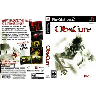 OBSCURE 1 [PS2 US : DVD5 1 Disc]