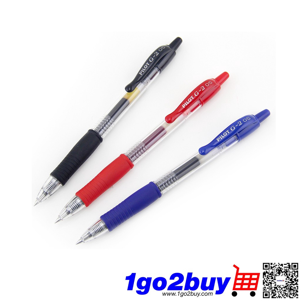 [Pilot] ปากกาเจล G2 0.5mm / 0.7mm / 1.0mm (Medium / Fine)