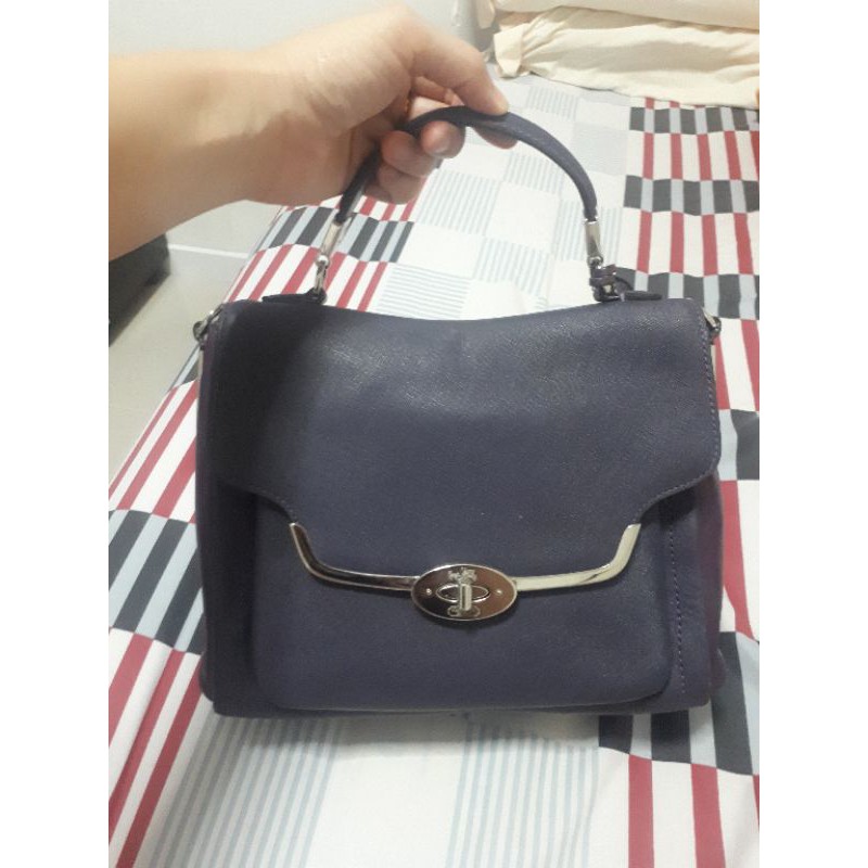 กระเป๋า Coach แท้ สีม่วง 100% #coach #มือสอง
