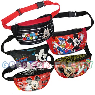 กระเป๋าคาดเอว Mickey Mouse มิกกี้ Disney สีดำ - ของแท้