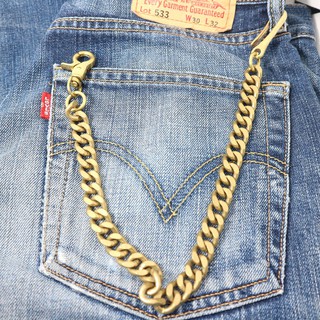 Genuine leather Chain bag โซ่ทองเหลืองแท้ ไว้คล้องกระเป๋าสตา…