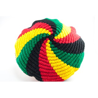 สินค้าราสต้า Tam Rasta Swirl Pattern Green Yellow Red﻿ หมวกราสต้าเดร็ดร็อค สีสดใสลายเกลียว