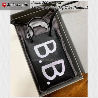 [งานออ ริ]🔥บา เลน เซีย ก้า BB Shopping phone holder สีดำ 12cm. 🔥ภาพถ่ายงานจริงทุกภาพค่ะ