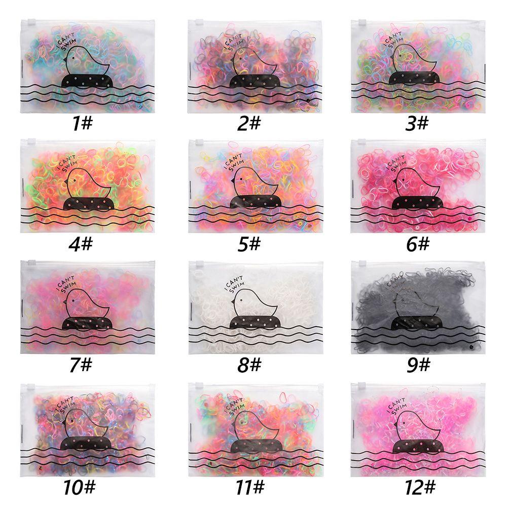 เท่านั้น 1000 ชิ้นยางรัดผมผู้หญิงเชือกผูกผมหมากฝรั่งเด็กผูกเชือกสาว Scrunchie - รูปที่ 2